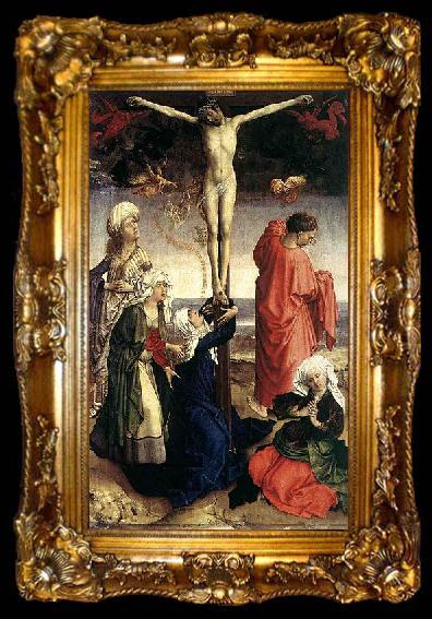 framed  Roger Van Der Weyden Crucifixion, ta009-2